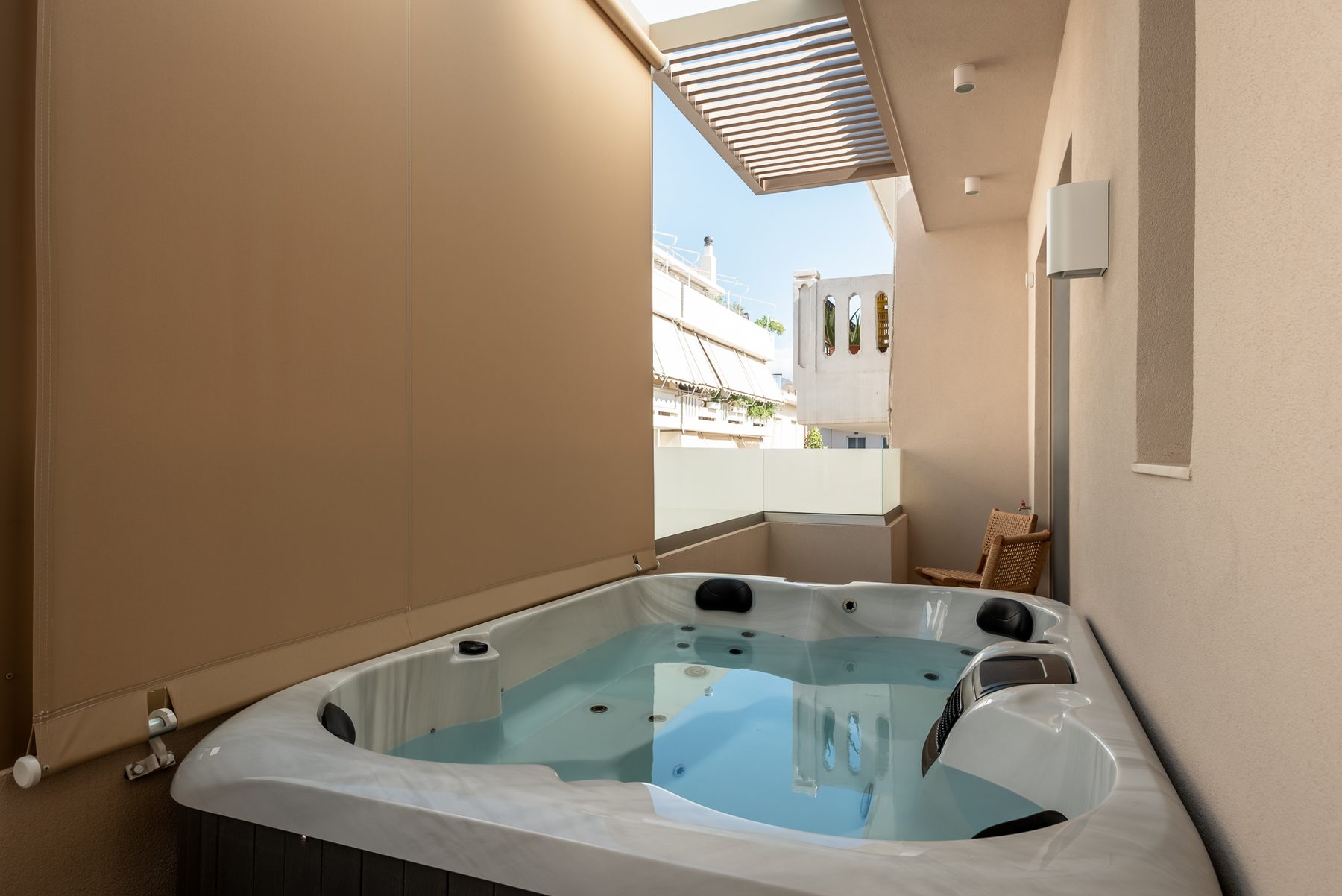 Devina Two — private jacuzzi terrace under open sky