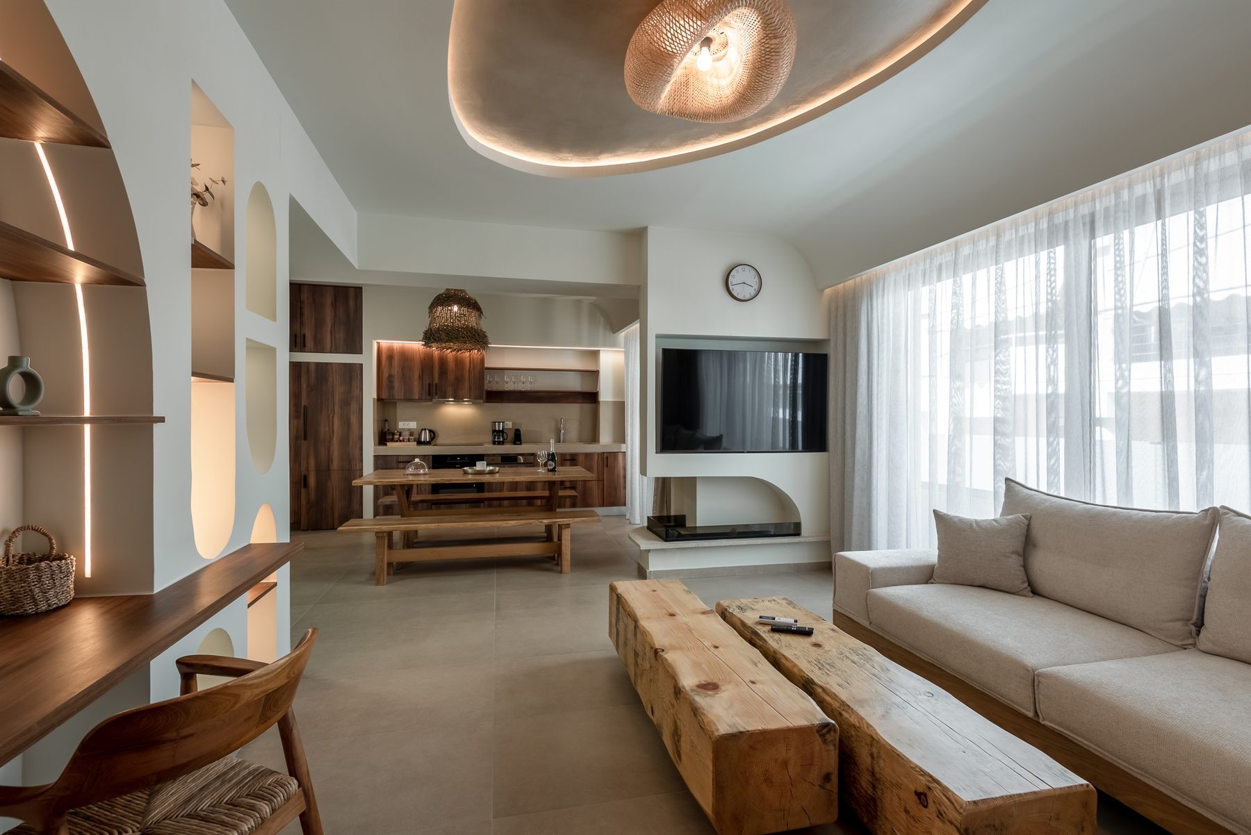Devina Two — staircase connecting both floors from the living space